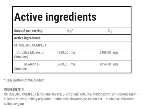 CITRULLINE SYNERGY 240g JAR Trecnutrition