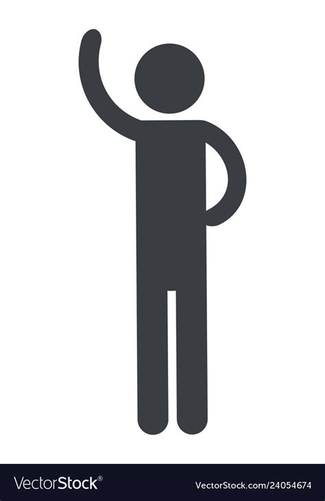 man pictograph cartoon royalty  vector image