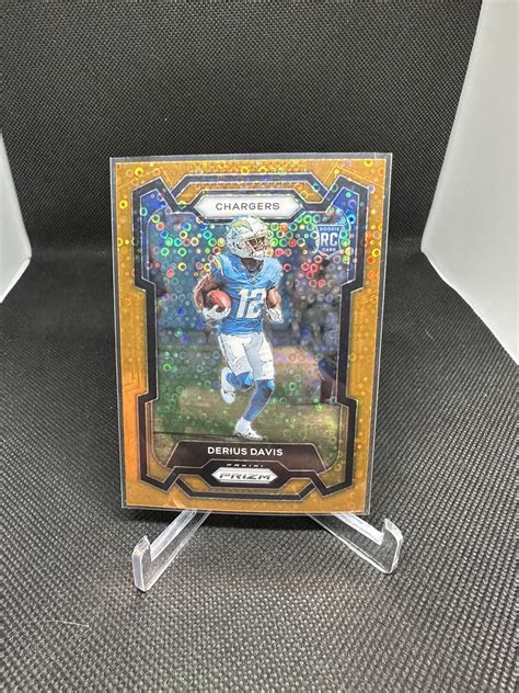 Panini Prizm Disco Derius Davis Rc Los Angeles Chargers Ebay