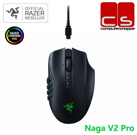 Razer Naga Pro Modular Wireless Mouse With Swappable Side Plates Naga Pro Naga V2 Pro Lazada