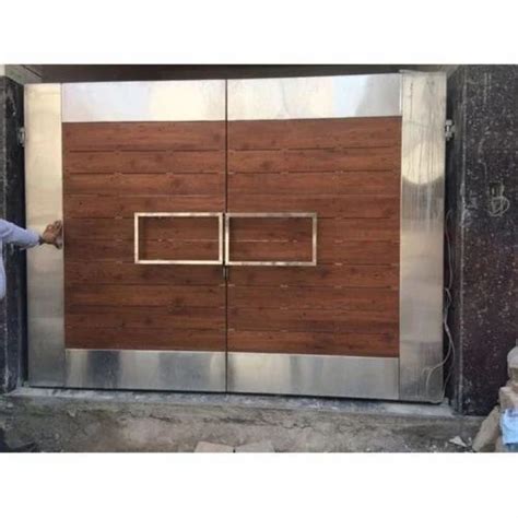 Matte Brown Hpl Gate Cladding Thickness Mm At Square Feet In