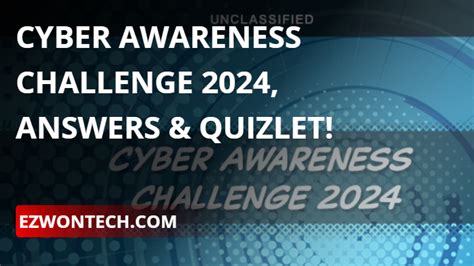 Cyber Awareness Challenge 2024 Answers Cyber Awareness Chall