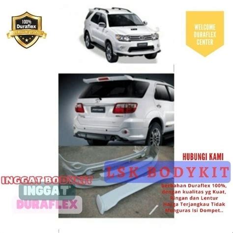 Bodykit Fortuner Trd Jjmn M Body Kit Bodykit Grade A Strong Thick