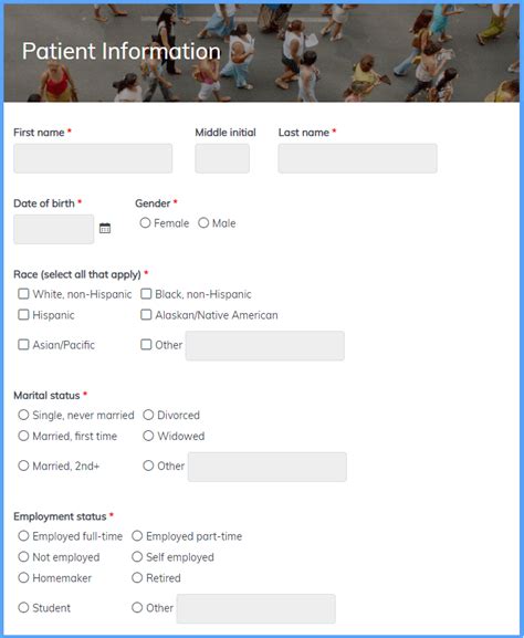 New Patient Demographic Form