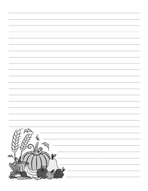 Free Printable Thanksgiving Writing Templates