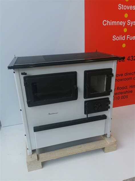 Wood Burning Cooking Stove Cast Iron Top Plate 7 5 Kw Log Burner Oven Fireplace Ebay