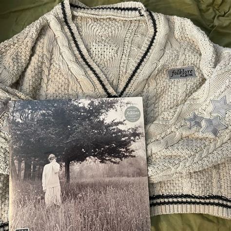 Original Authentic Taylor Swift Folklore Cardigan Sweater Mdlg