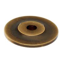 Knobs I Collection Solid Brass 1 Backplate In Antique English Matte