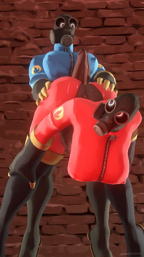 Rule 34 3d Dash23 Fempyro Futanari Pyro Sfm Source Filmmaker Team Fortress 2 5885662