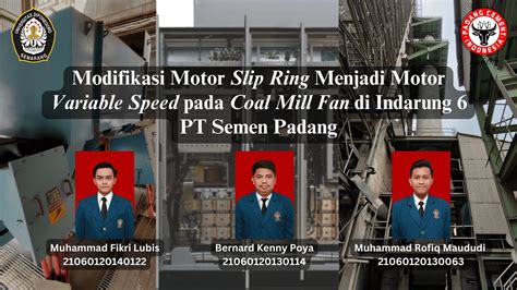 Modifikasi Motor Slip Ring Menjadi Motor Variable Speed Di Coal Mill