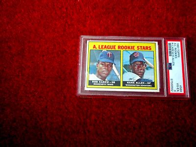 1967 TOPPS NEW PSA GRADED VG EX 4 NQ 569 ROD CAREW RC HOF