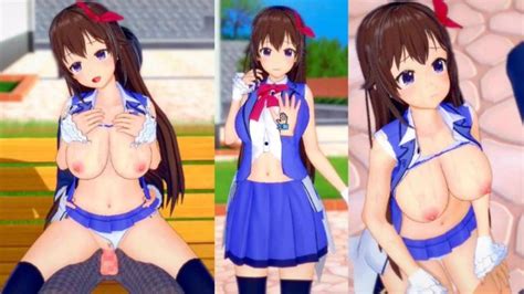 Hentai Game Koikatsu Have Sex With Big Tits Vtuber Tokino Sora 3DCG