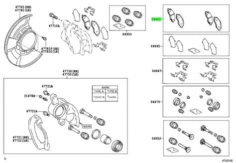 Buy Genuine Toyota K K Pad Kit Disc Brake Front