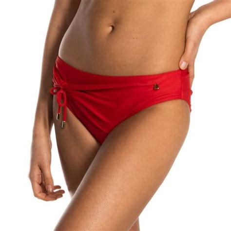 Beachlife Chinese Red Hohe Bikini Hose Annadiva