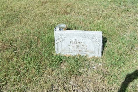 Norris Lee Freeman 1936 1982 Find A Grave Memorial