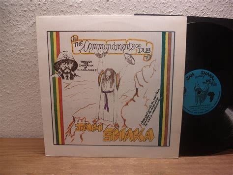 Popsike Jah Shaka The Commandments Of Dub Reggae Dub UK Lp Mint