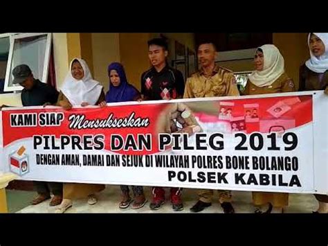 Deklarasi Siap Mensukseskan Pilpres Dan Pileg Oleh Masyarakat Bone