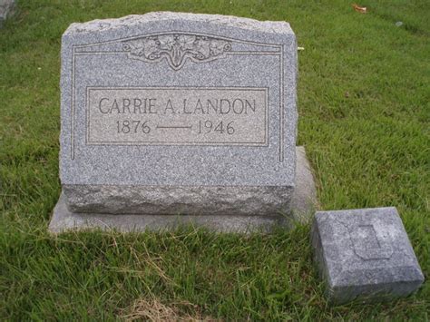 Carrie Opie Landon 1876 1946 Memorial Find A Grave