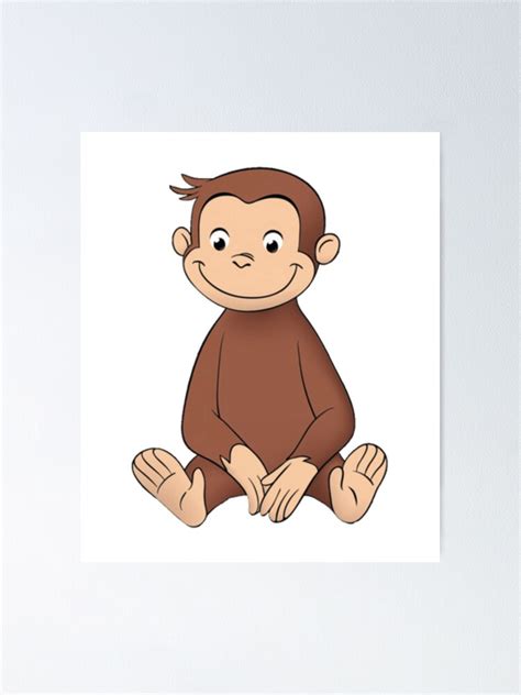 Curious George Poster For Sale By Diidou101 Redbubble