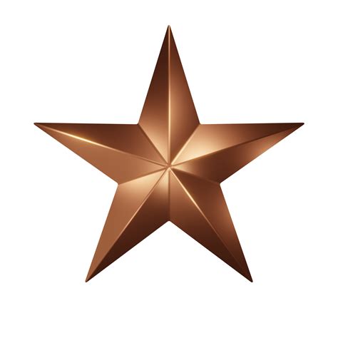 ícone De Classificação Por Estrelas Bronze 12042509 Png