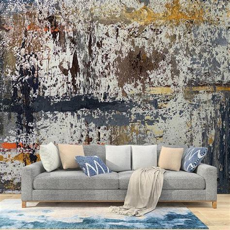 Custom Wallpaper Mural Abstract Art Modern Wallcovering Bvm Home