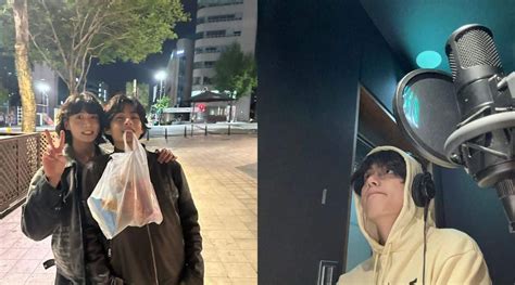 BTS V Shares A Glimpse Of His Recording Studio Hangs Out With