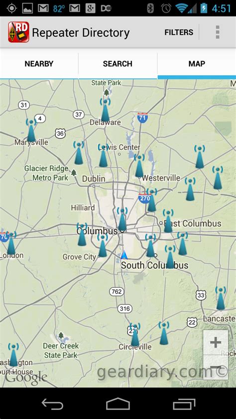 The Ham Radio ARRL Repeater Directory for Android Review – Gear Diary