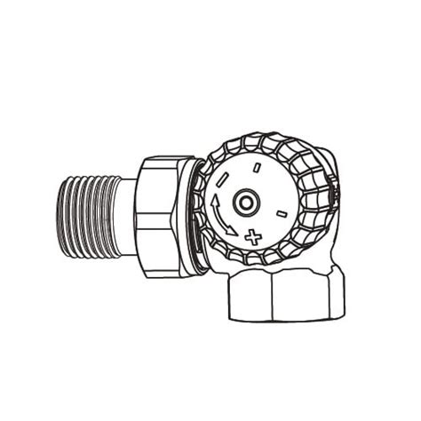 Heimeier V Exact Ii Thermostat Ventilunterteil Winkeleck Rechts Dn