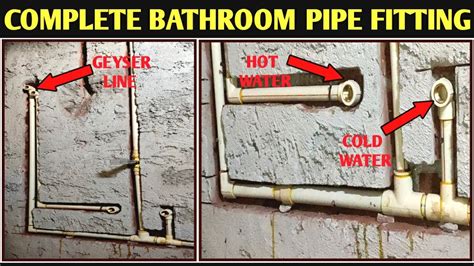 Bathroom Underground Pipe Fitting Bathroom Geyser Line Fitting