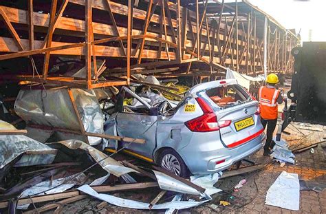 Mumbais Hoarding Collapse Two More Bodies Located Under Debris The