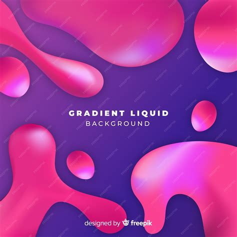 Free Vector Colorful Liquid Shapes Background