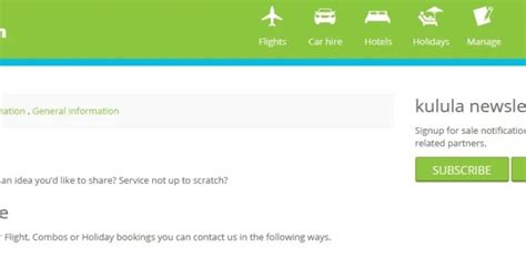 kulula Customer Service Number » SANotify