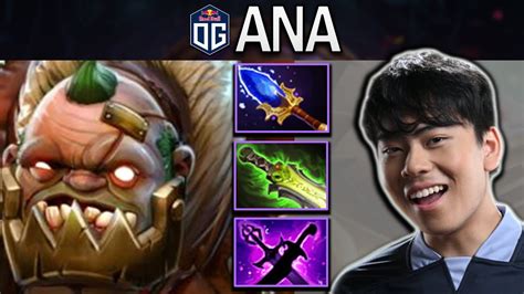 OG ANA PUDGE WITH ETHEREAL BLADE AND SANGE KAYA DOTA 2 GAMEPLAY