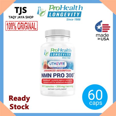 Promo Prohealth Longevity Nmn Pro 300 Enhanced Absorption 300 Mg 60