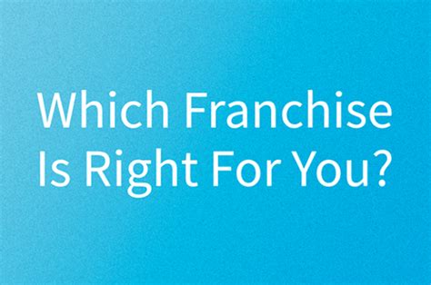 What Franchise Should You Buy Franchiseopportunities Com Blog