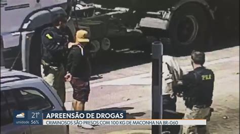 Polícia apreende 100 kg de maconha na BR 060 DF1 G1