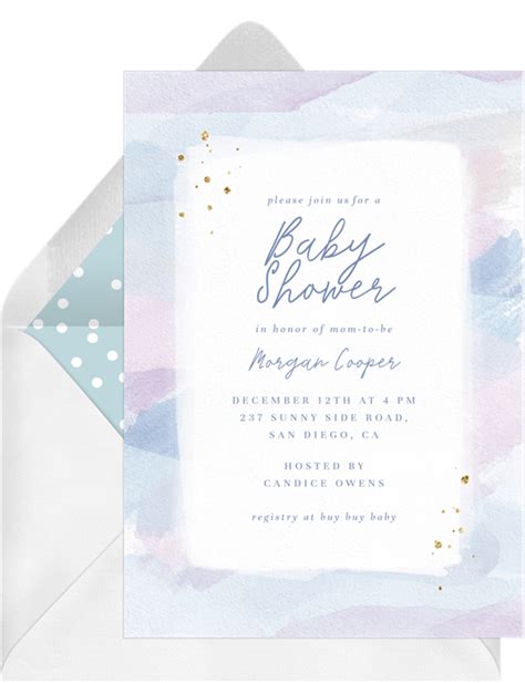 Pastel Watercolor Invitations Greenvelope