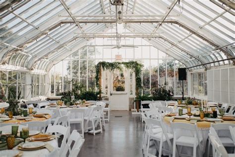 70s Inspired Greenhouse Wedding At The Ed Lycan Conservatory Junebug