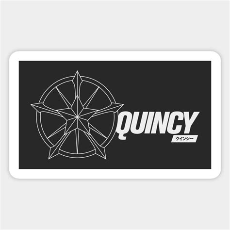 Bleach Anime Sticker - Quincy Cross Design