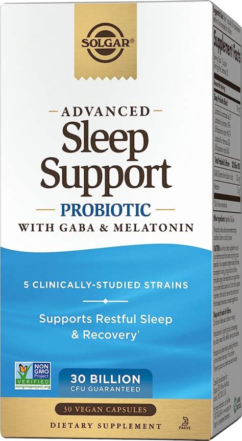 Solgar Advanced Sleep Support Probiotic Review Dsm Sleep Masters