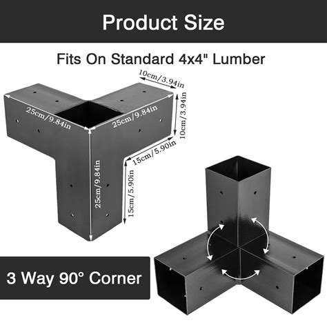 Snapklik Fmhotu Pack Diy Woodworks Pergola Brackets Kit X