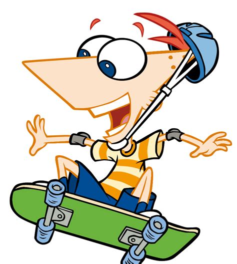 Imagen Phineasskate 2 Png Wiki Phineas Y Ferb Fanon Fandom