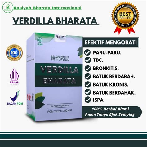 Jual VERDILLA BHARATA 100 ORIGINAL Obat Paru Paru Obat TBC Obat