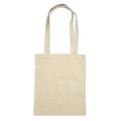 Plain Off White Eco Friendly Cotton Bag Size 18 X 10 Inch At Rs 7