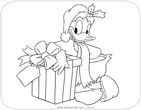 Disney Christmas Coloring Pages | Disneyclips.com