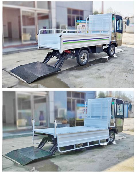 Garbage Can Loader Electric Garbage Tricycle Pick Up Collector Truck