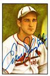 Enos Slaughter Autographed Baseball Card St Louis Cardinals