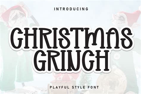 Christmas Grinch Font By Creativewhitee Creative Fabrica