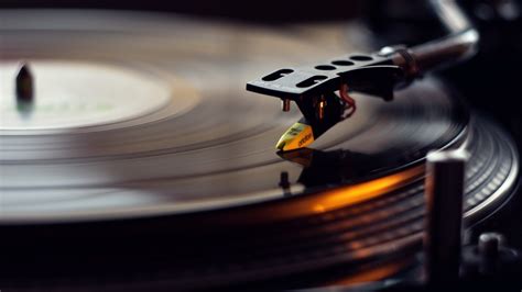 Vinyl Gramophone Macro 2016 Music Hd Wallpaper Preview