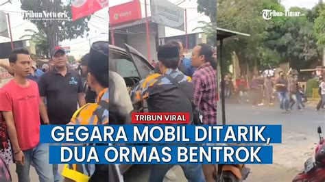 Kronologi Bentrok 2 Ormas Berawal Dari Debt Collector Tarik Mobil